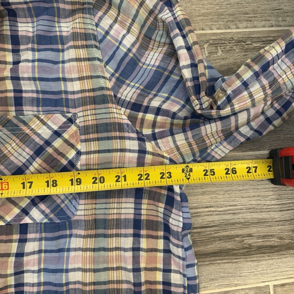 American Eagle Women's XXL Soft Vintage Boyfriend Classic Fit Plaid Shirt - Picture 6 of 10
